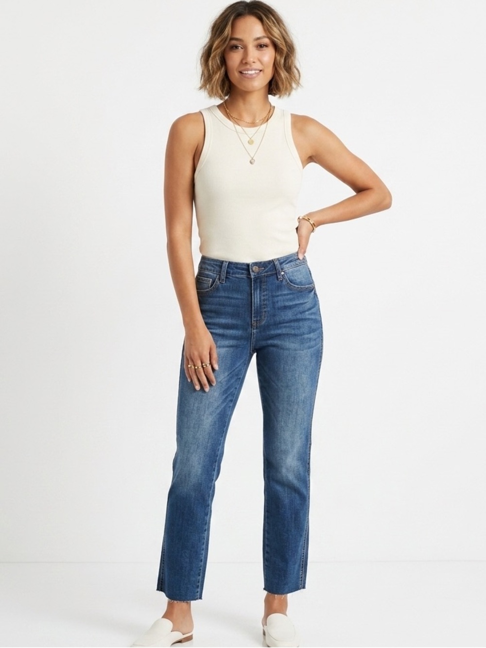 EVIDNT Los Angeles Women's Denim Florence Straight Jeans NWT 28